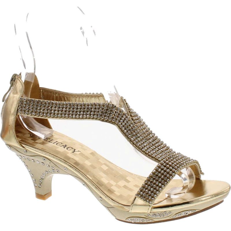 Static Footwear Lety-73 Gold Womens Sandals 10 New
